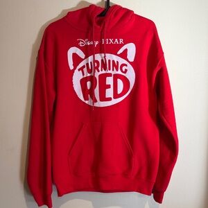 ❤️Turning Red Unisex Red Hoodie Sweater